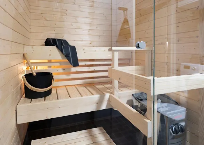 Premium In Center With Sauna And Balcony 公寓 波里